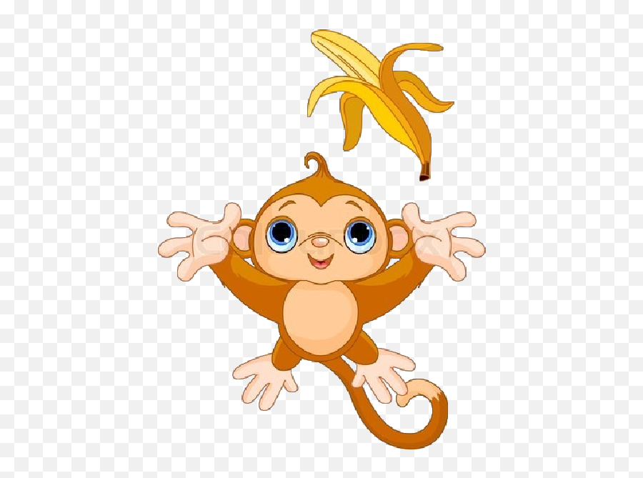 Download Cute Funny Cartoon Baby Monkey Clip Art Images - Cute Baby Monkey  Cartoon Png,Monkey Transparent Background - free transparent png images -  