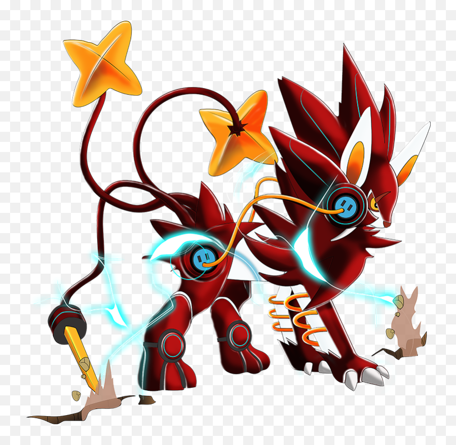 Pokemon 10404 Shiny - Megaluxrayearth Megas Picture For Mega Shiny Luxray Png,Luxray Png