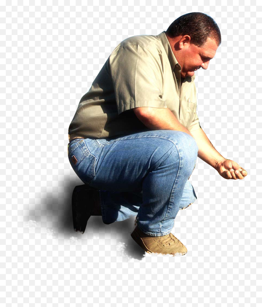 Live Oak Farms - Person Kneeling Png,Live Oak Png