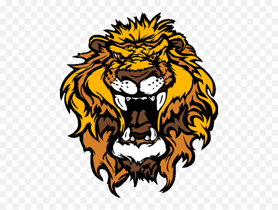 Lion Head Cartoon - Cartoon Lion Head Free Png,Lion Head Transparent