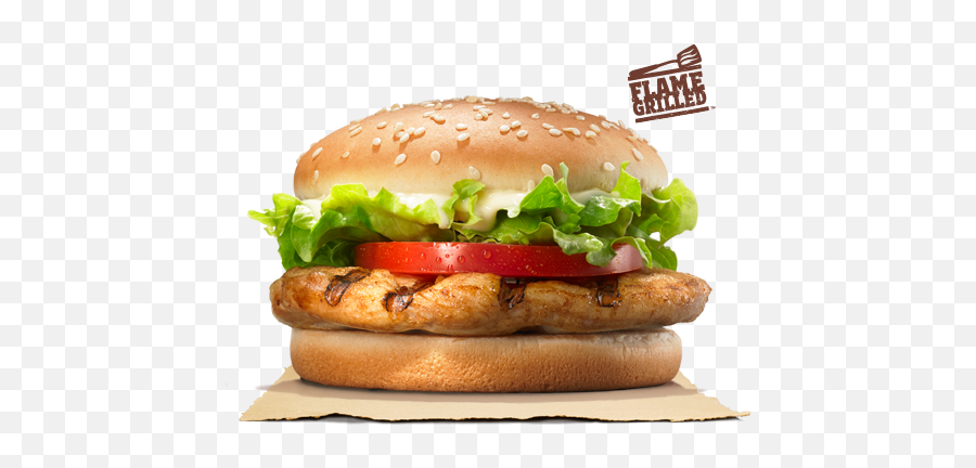 King Whopper Tendercrisp Fingers Burger - Burger King Grilled Chicken Classic Png,Sandwiches Png