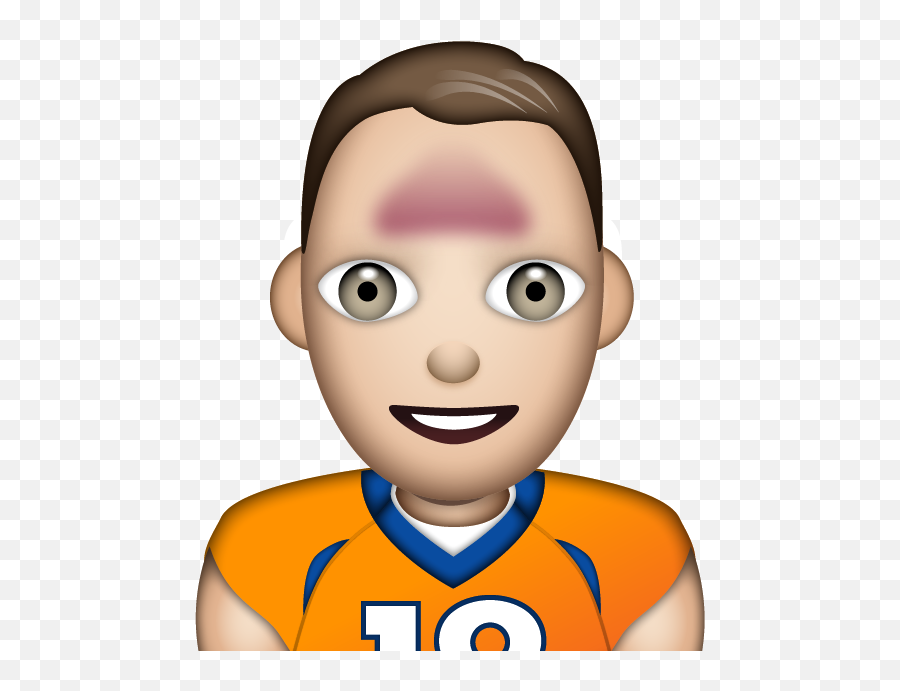 Emoji Of Andrew Luck Tom Brady More Nfl Players Debut - Big Forehead Emoji Png,Tom Brady Icon