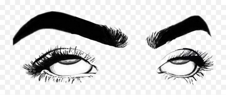 Download Eye Roll - Aesthetic Simple Drawings Full Size Eye Roll Png,Black Eye Png