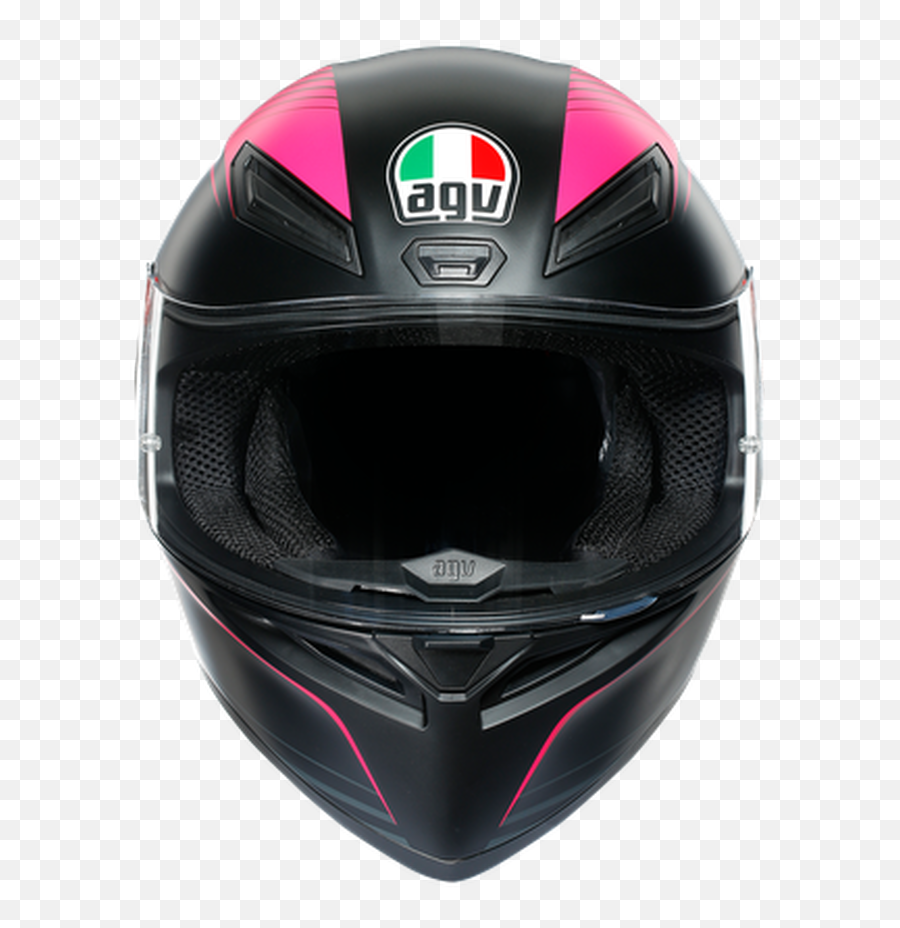 Agv K1 Warmup Pink Helmet - Agv K1 Black Orange Png,Pink And White Icon Helmet