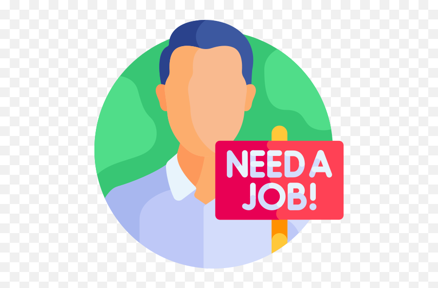 Unemployed - Need Job Icon Png,Unemployed Icon