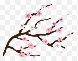 Collection Of Peach Blossom Png Images - Easy Cherry Tree Clipart