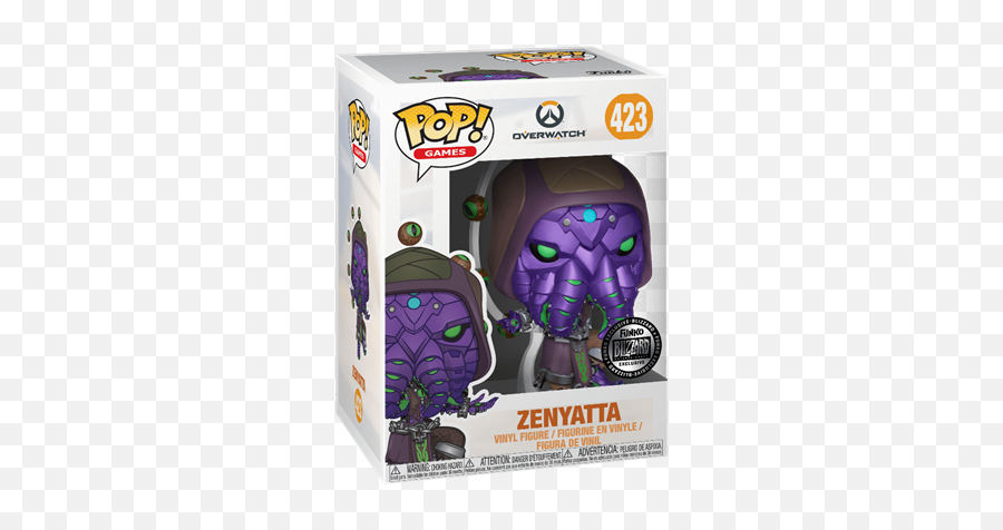 Covetly Funko Pop Games Zenyatta Cthulhu 423 - Overwatch Funko Pop Png,Zenyatta Png