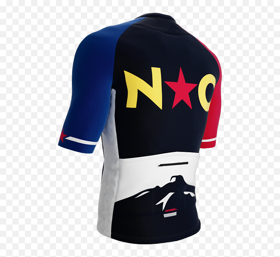 Scudopro Pro - Elite Short Sleeve Cycling Jersey North Carolina Usa State Icon Landmark Symbol Identity Men And Women Long Sleeve Png,Unc Icon