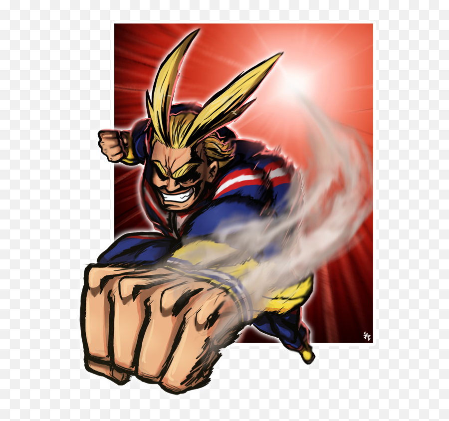 All Might - Bnha Action Shot By Henlp On Newgrounds All Might In Action Png,All Might Png