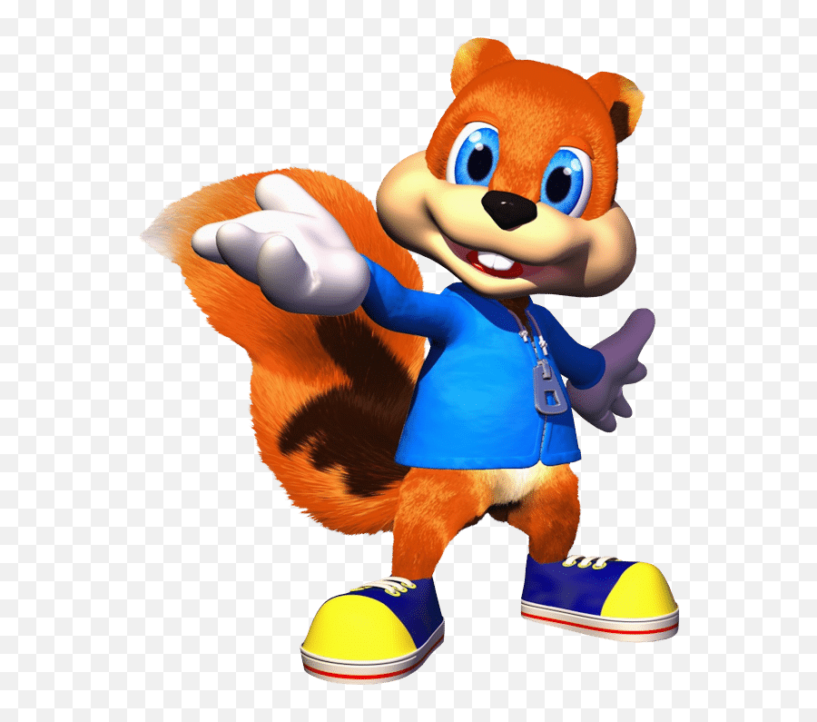 Video Game Characters That Are Blue - Conker Bad Fur Day Png,Nintendo Characters Png