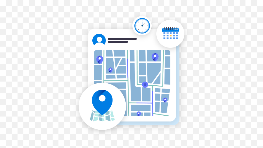 Field Force Tracking Software Management - Vertical Png,Location Tracking Icon