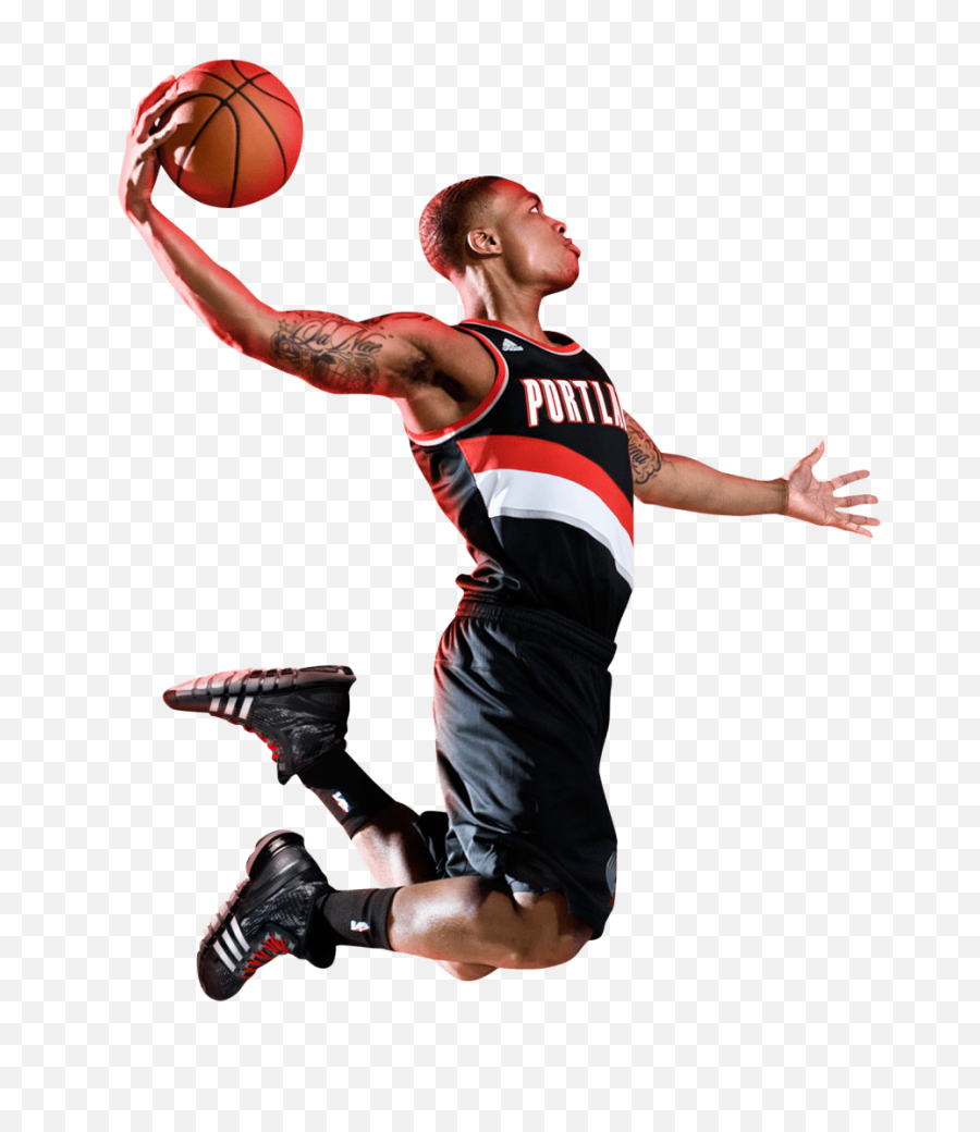 Damian Lillard Dunk Transparent Png - Nba 2k20 Player Png,Lebron James Transparent