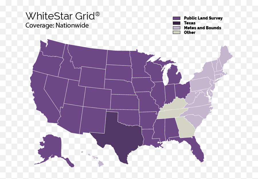 Whitestar Grid - Red Vs Blue States Png,White Star Transparent Background