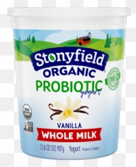 Organic Yogurt Greek Recipes And Living - Stonyfield Organic Vanilla Yogurt Png,Yogurt Png