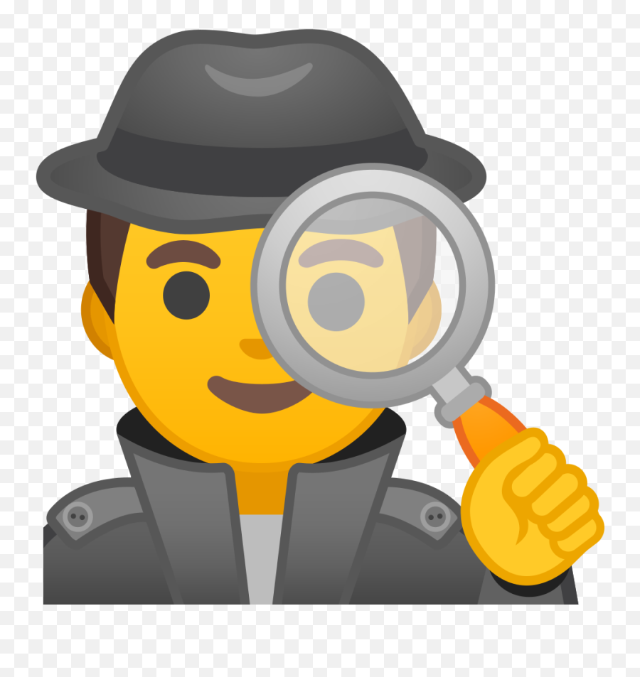 Man Detective Icon - Detective Emoji Png,Detective Png