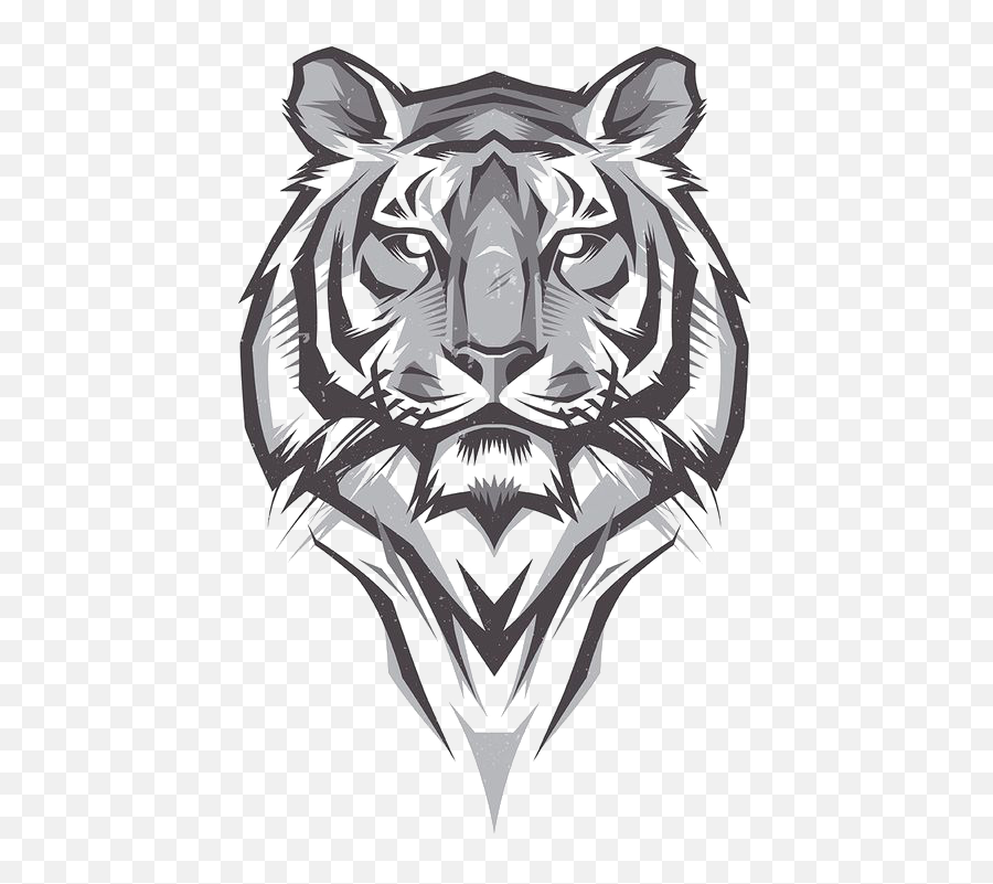 Tiger Totem Pole Drawing - Transparent Tiger Tattoo Png,Totem Pole Png