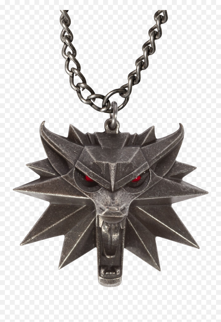 Download Hd The Witcher - Witcher Wolf Led Medallion Witcher Medallion Png,The Witcher Png