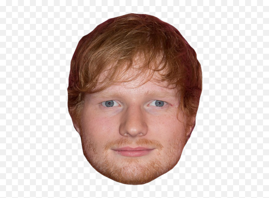 Ed Sheeran Png Background Image - Ed Sheeran Face Cut Out,Ed Sheeran Png