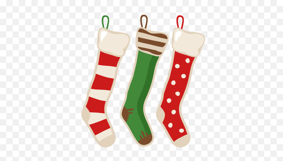 Christmas Stocking Clipart - Christmas Vintage Stocking Clipart Png,Christmas Stockings Png