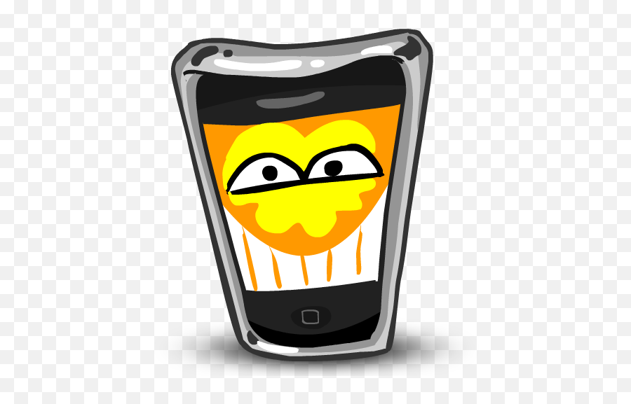 Iphone Happy Icon Png Ico Or Icns Free Vector Icons - Cell Phone Png Funny,Happy Icon Png