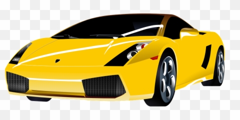 Download Lambo - Super Car No Background Full Size Png Yellow ...