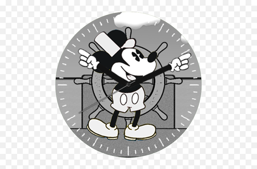 Mickey Mouse Vintage 02 U2013 Watchfaces For Smart Watches - Vintage Mickey Mouse Images Png,Mickey Mouse Logo Png