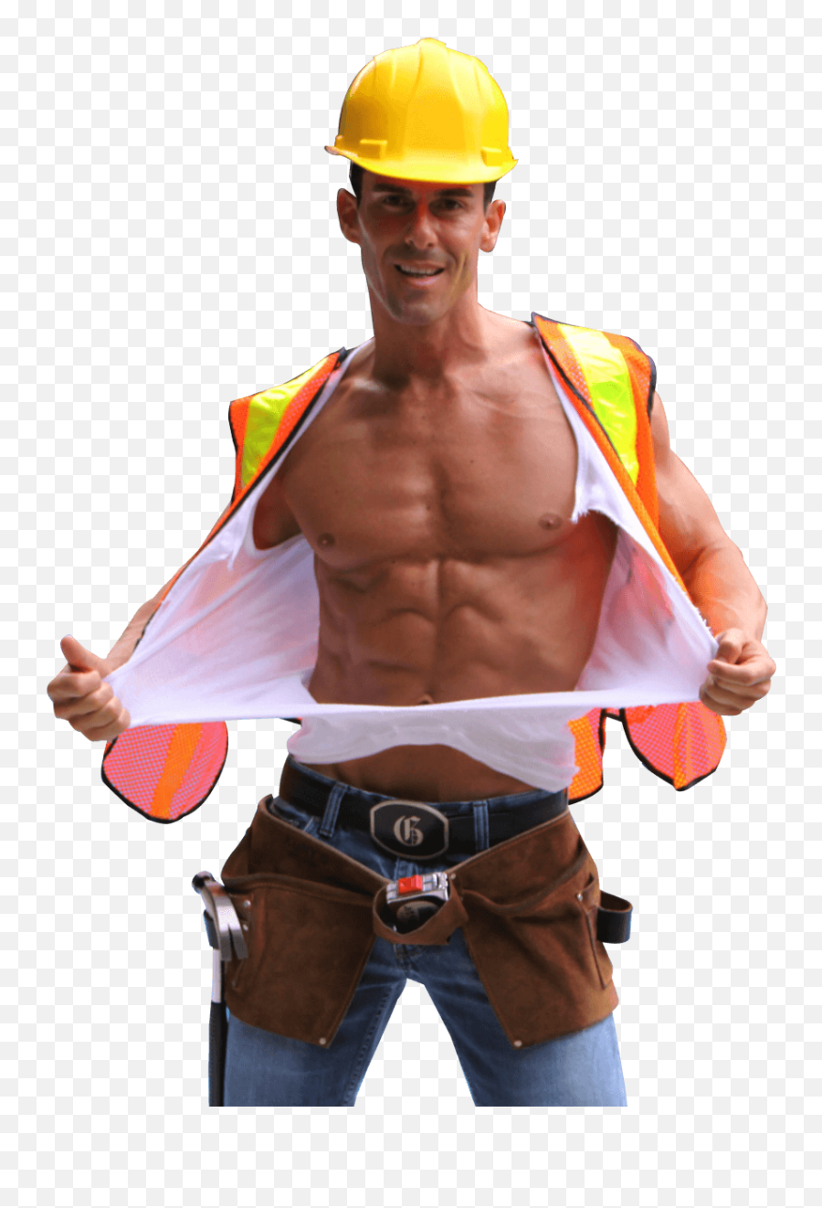 Stripper Png - Male Dancer Construction Worker 3750788 Construction Stripper Male,Worker Png
