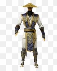 Raiden - Mortal Kombat Mezco 6 Collectible Figure Mortal Kombat Raiden 6 Action Figure Png,Raiden Png