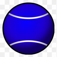 Download Tennis Ball Simple Vector Clip Art - Blue Tennis Clip Art Png,Tennis Ball Transparent Background