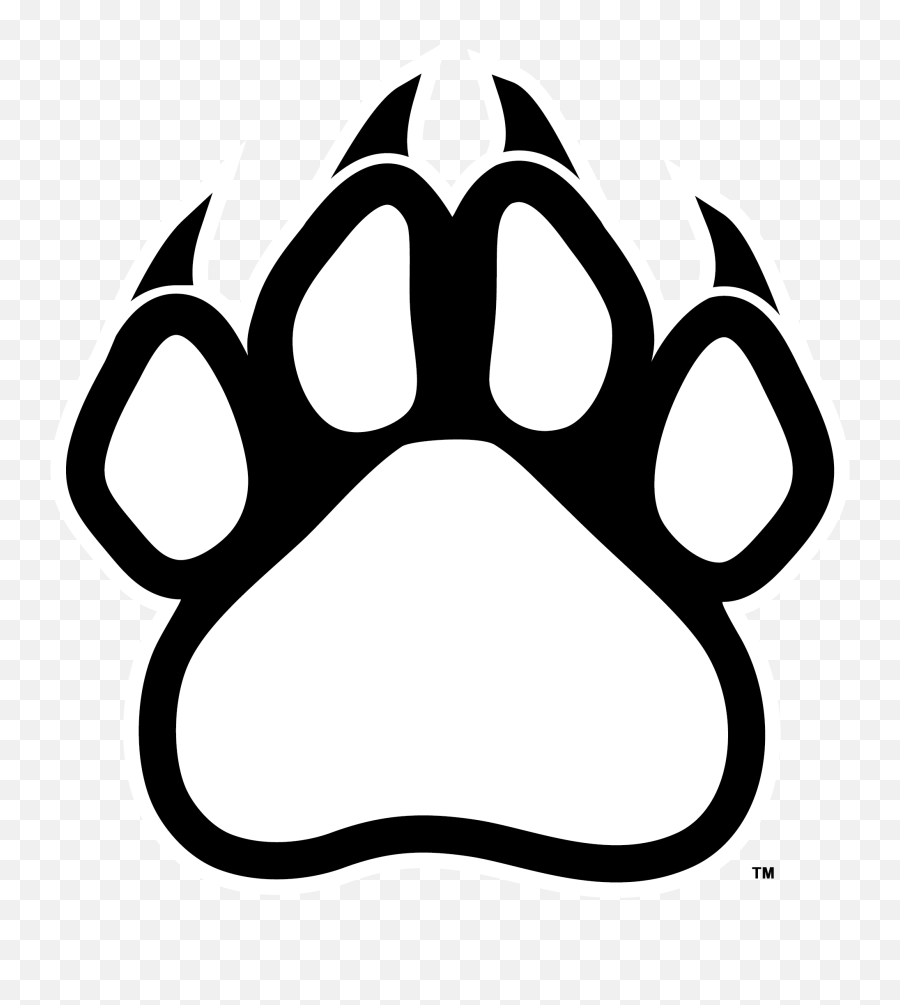 Wolf Paw Logos - Clipart Best Panther Paw Print Outline Png,Wolf Logos