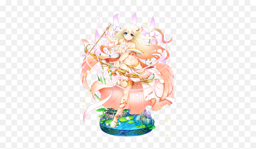 Asian Pogonia Flower Knight Girl Wikia Fandom - Cartoon Png,Asian Girl Png