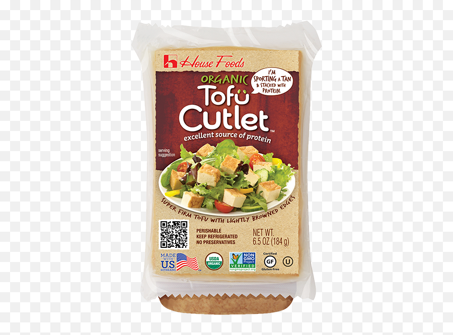 Organic Tofu Cutlet House Foods - House Foods Organic Tofu Cutlet Png,Tofu Png