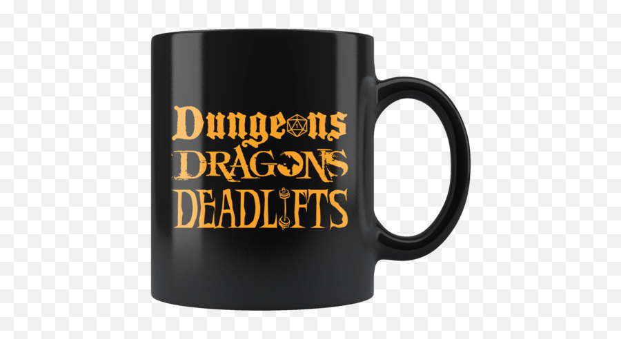 Dnd Dungeons And Deadlifts Rpg D20 D2 Critical Hit Miss Dice - Pip Install Coffee Mug Png,Dnd Dice Png