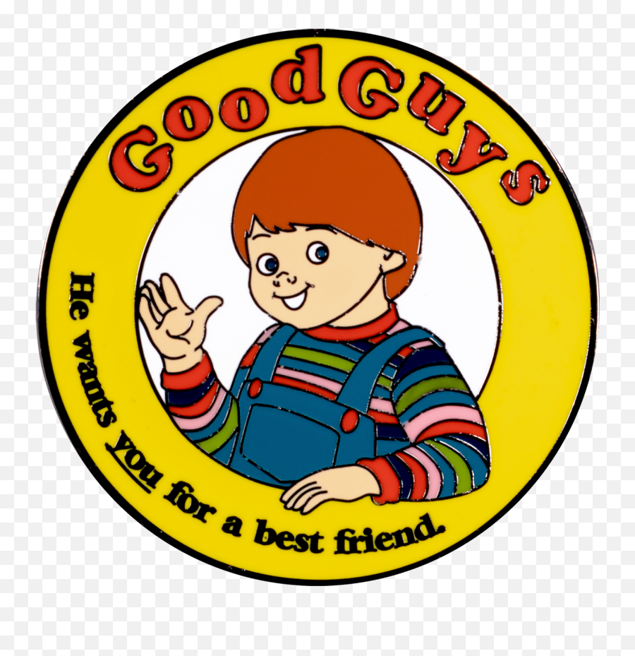 Childu0027s Play - Good Guys Chucky Enamel Pin By Ikon Antioquia La Mas Educada Png,Chucky Png