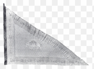 Filetriangular Silk Flag Of Qajar Dynasty Iranpng Png