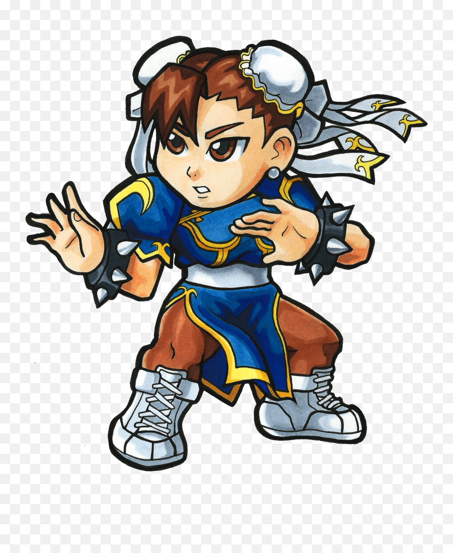 Street Fighter V - Chun Li Street Fighter Chibi Clipart Street Fighter Characters Chibi Png,Street Fighter Vs Png