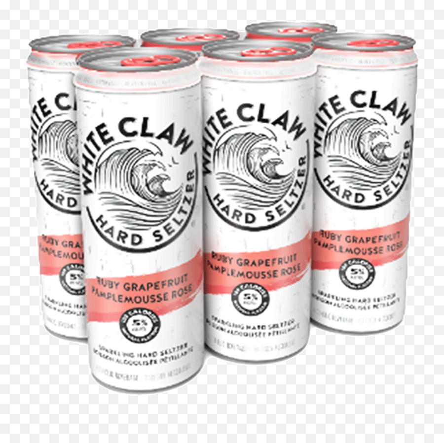 White Claw Sparkling Hard Seltzer Ruby Grapefruit - 34392 Black Cherry White Claw Png,White Claw Logo Png