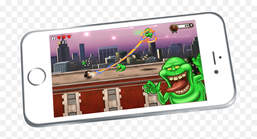 Emma Mcintosh - Ghostbusters Tie In For Monster Dash Mobile Game Android Png,Slimer Png