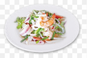 Spicy Seafood Salad - Spicy Seafood Salad Thai Png,Ceviche Png