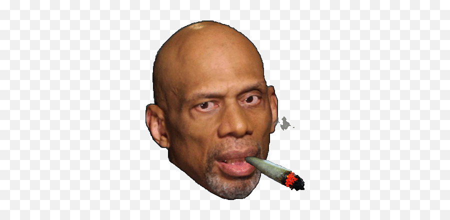 Kareem Abdul Jabbar Used To Smoke Pot Lakersgifs Animated - Kareem Abdul Jabbar Smoking Png,Smoke Gif Png