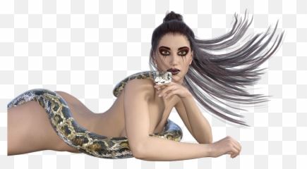 Woman Snake Fantasy Femininity Sexy Amazone - png