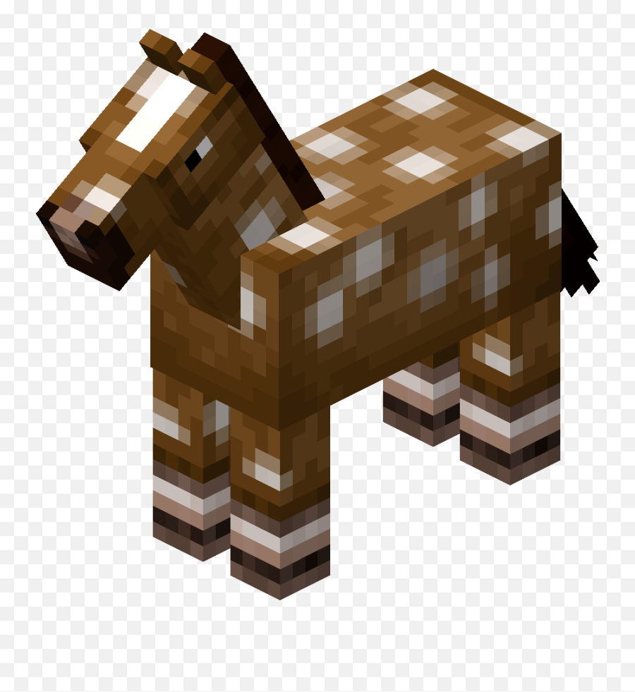 Creamy Horse With White Spots Je5 Be3png - Minecraft Minecraft Horse Black And White,Spots Png