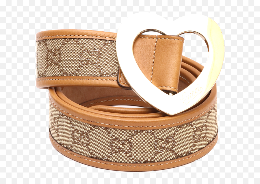 Authentic Gucci Belt With Heart Buckle - Solid Png,Gucci Belt Png