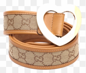 Authentic Gucci Belt With Heart Buckle - Solid Png,Gucci Belt Png