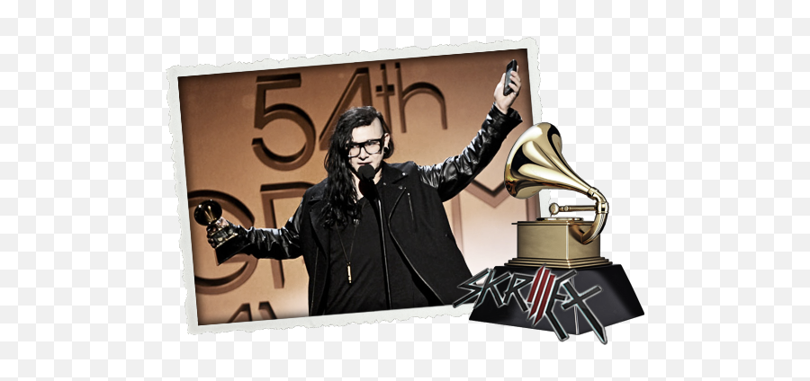 Skrillex Wins 3 Grammys - 56th Annual Grammy Awards Png,Skrillex Png