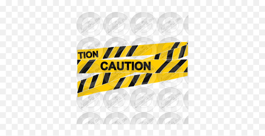Caution Tape Stencil For Classroom - Horizontal Png,Caution Tape Png