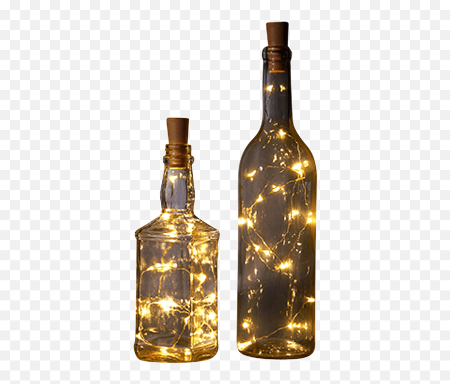 Warm Cork String Lights - Bottle Lights Png,Twinkle Lights Png