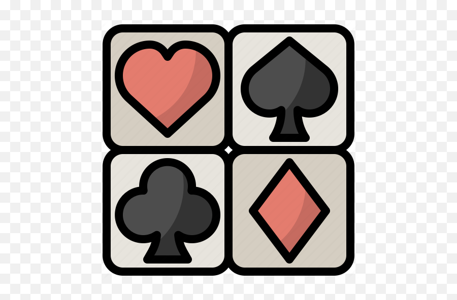 Card Diamonds Clovers Casino Spades Suits Poker Icon - Card Game Png,Card Suits Png