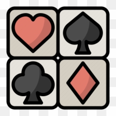 Card Diamonds Clovers Casino Spades Suits Poker Icon - Game png