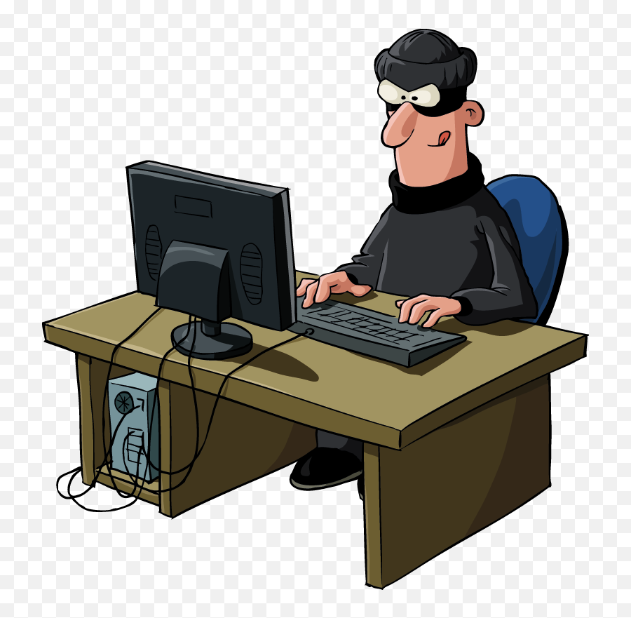 Hacker Png Download Image With Transparent Background - Hacker On Computer Cartoon,Hacking Png